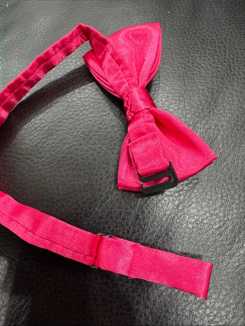 Kids Hot Pink Bow Tie - Classic Adjustable Accessory